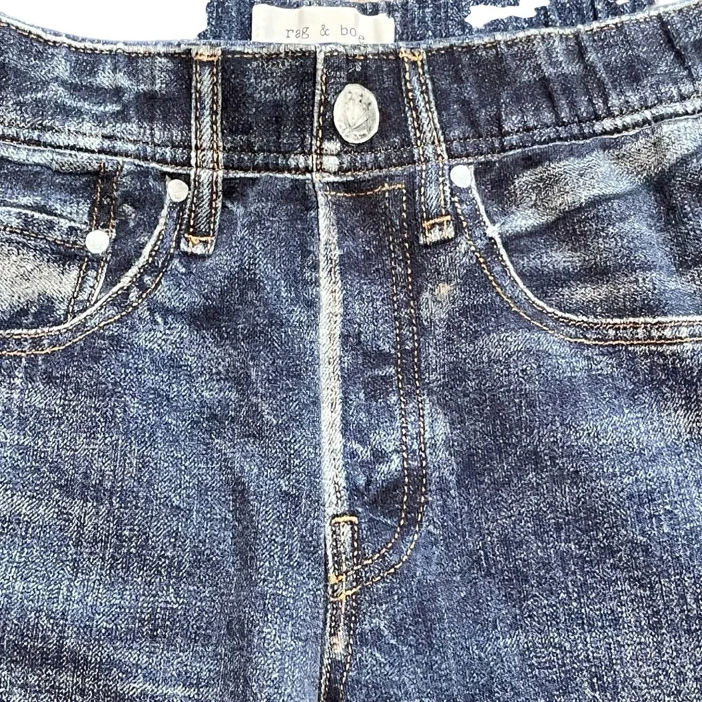 rag & bone Miramar Sweatpant Jeans Size S Elastic Waist Pull On Denim Look - Picture 9 of 15